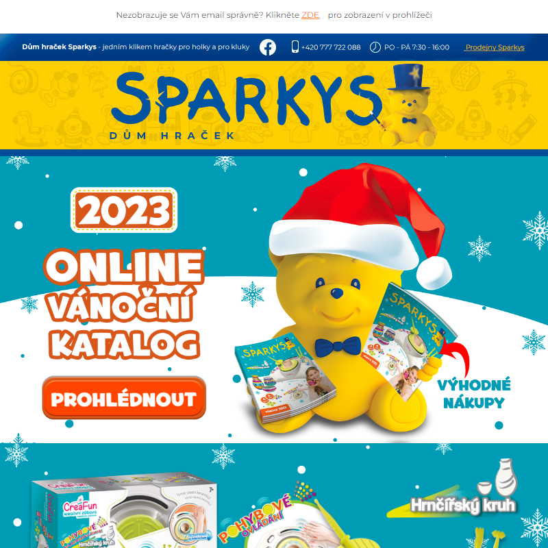 Vánoční katalog Sparkys je tady!