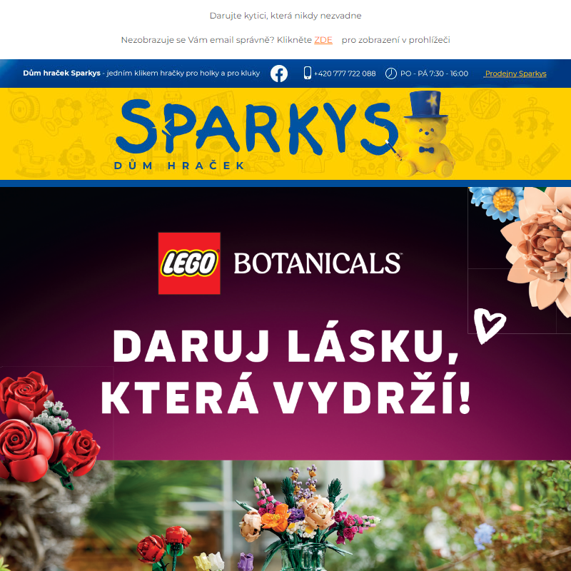 _ Vyznání lásky, které vydrží věčně - stavebnice LEGO® Botanicals