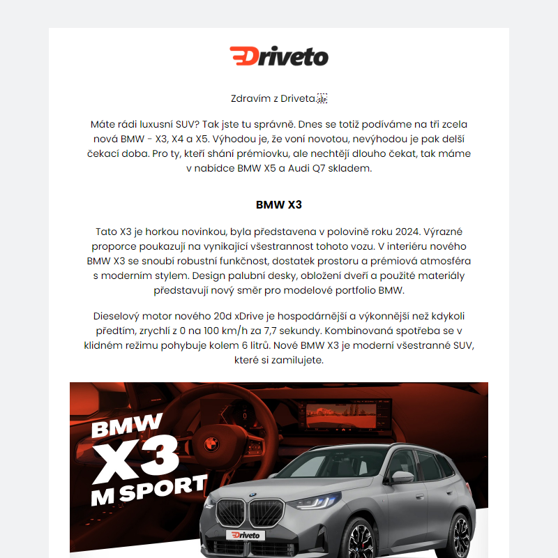 _ Prémiová SUV od BMW + alternativa od Audi _