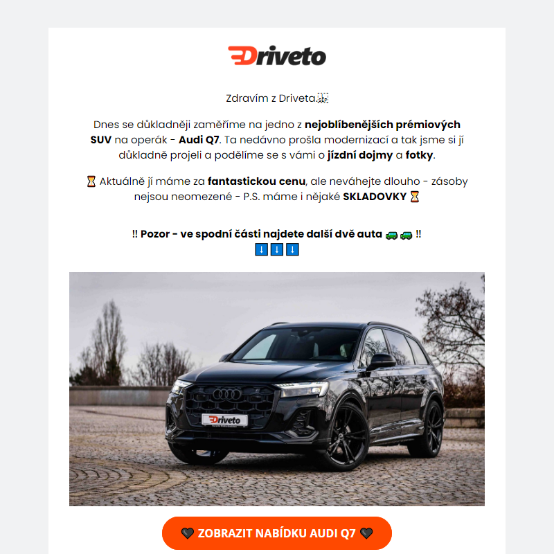 _ AKCE Audi Q7 aneb královna prémiových SUV na operák + 2 alternativy _