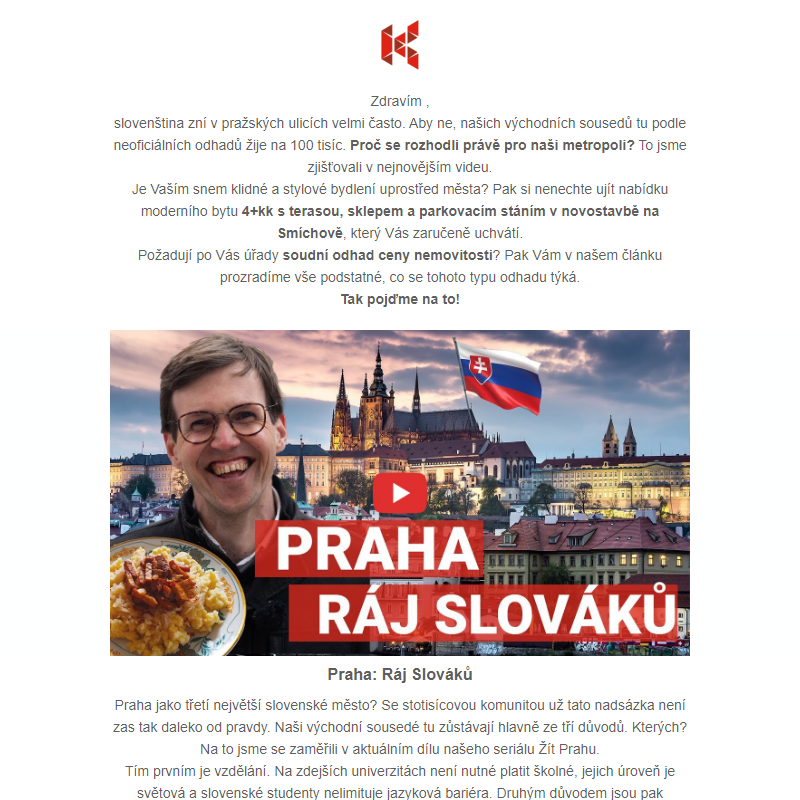 Praha: Ráj Slováků