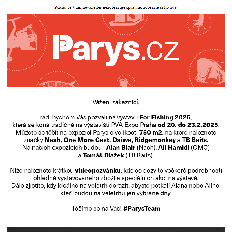 For Fishing 2025 - 750m2 výstavní plochy a 5 exkluzivních značek | Parys.cz