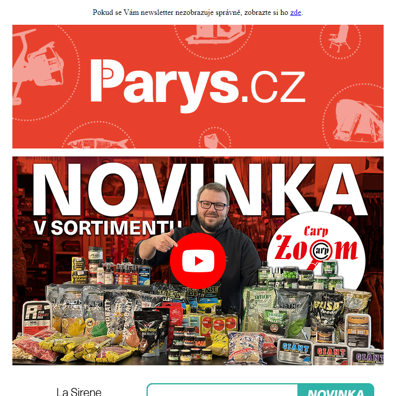 Carp Zoom | Nová značka v naší nabídce | Parys.cz
