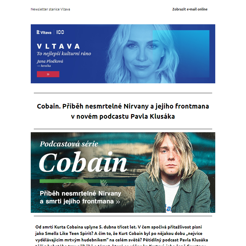 Cobain. Příběh nesmrtelné Nirvany a jejího frontmana v novém podcastu Pavla Klusáka