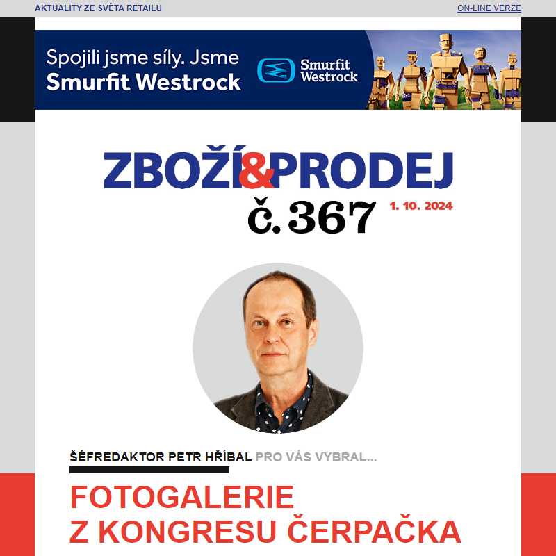 Zboží&Prodej č. 367: První fotografie z kongresu Čerpačka... a další zprávy