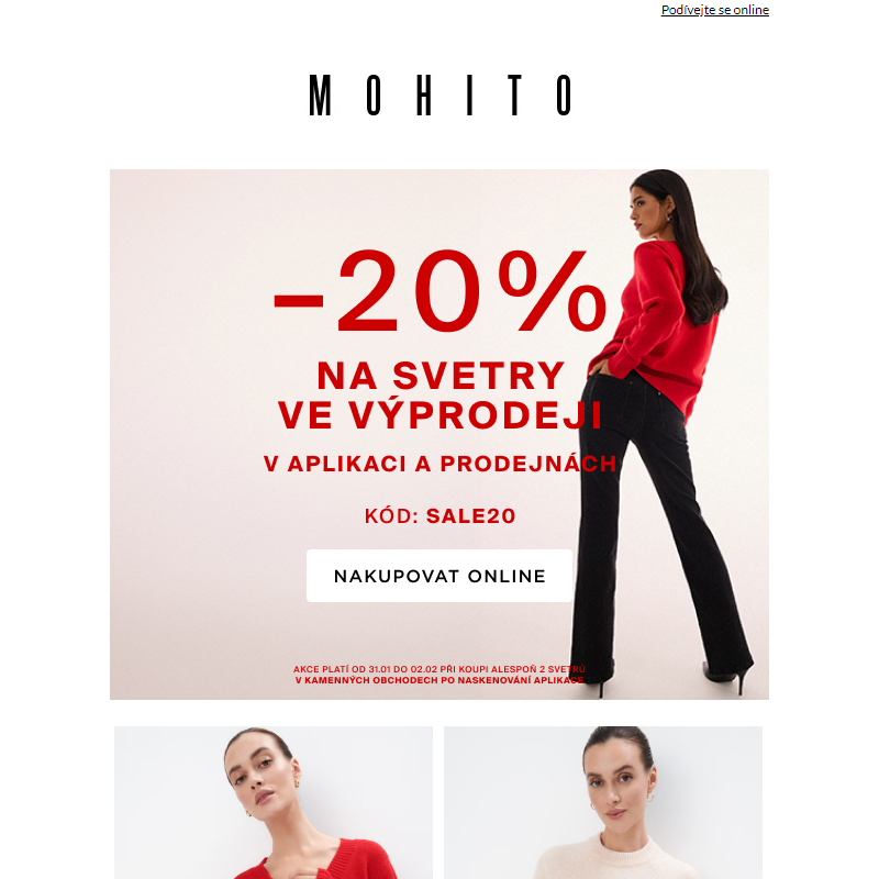 -20% na Svetry __