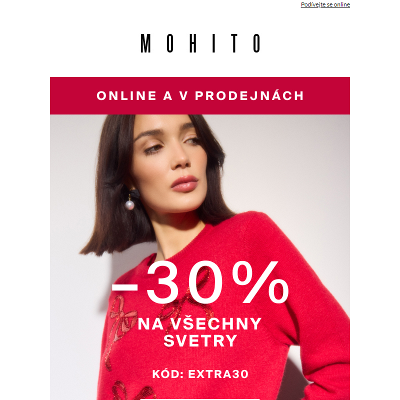 -30% na svetry _