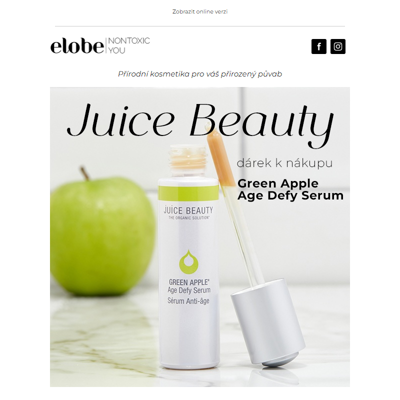 Týden s JUICE BEAUTY - Anti-Age sérum jako dárek k nákupu