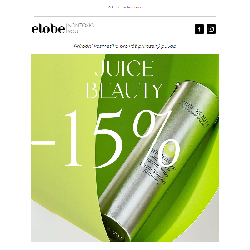 __ Týden s JUICE BEAUTY - sleva 15% na všechny produkty