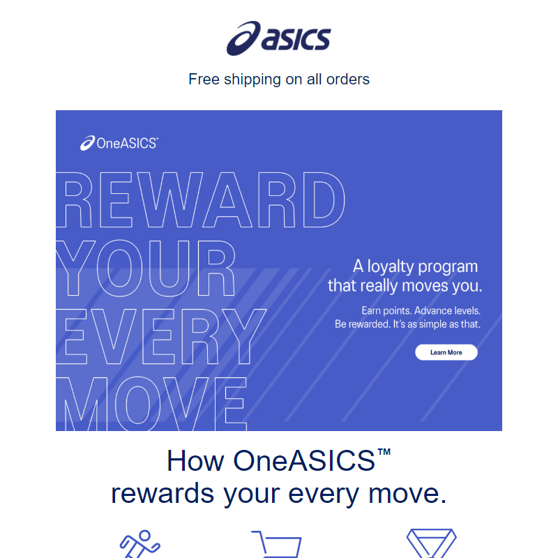 You’re invited: Sign up for OneASICS™ and unlock rewards.