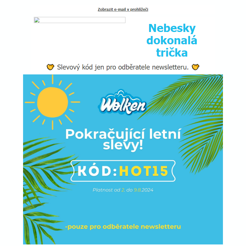 _ Slevový kód na 15%! _