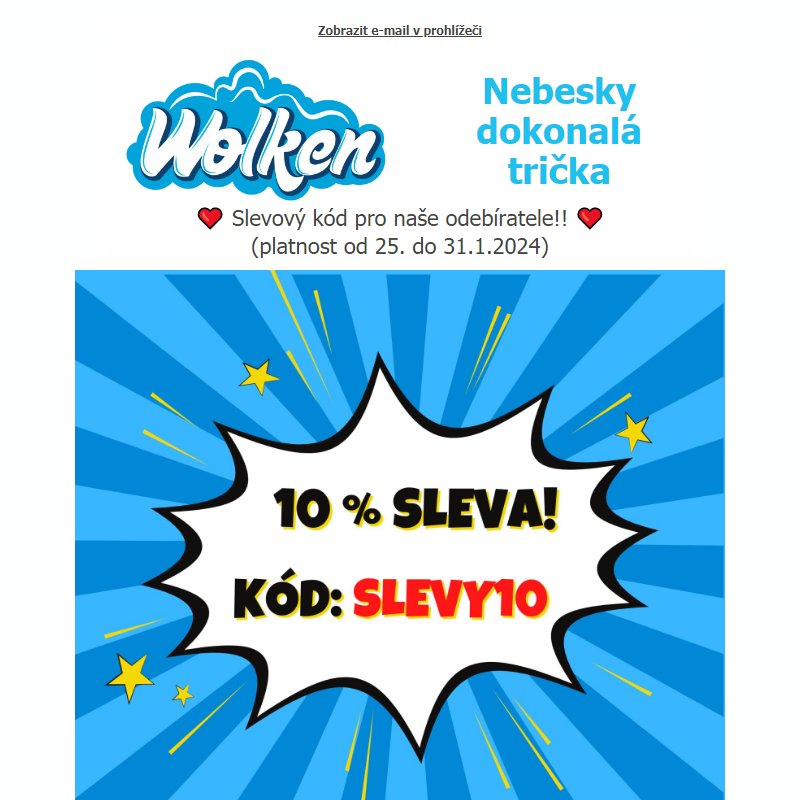 __ Kód na slevu 10%! __