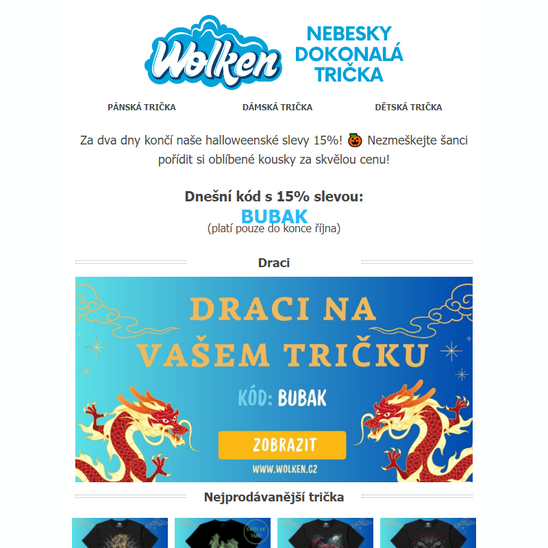 __ Poslední šance: 15% halloweenská sleva končí za 2 dny! _