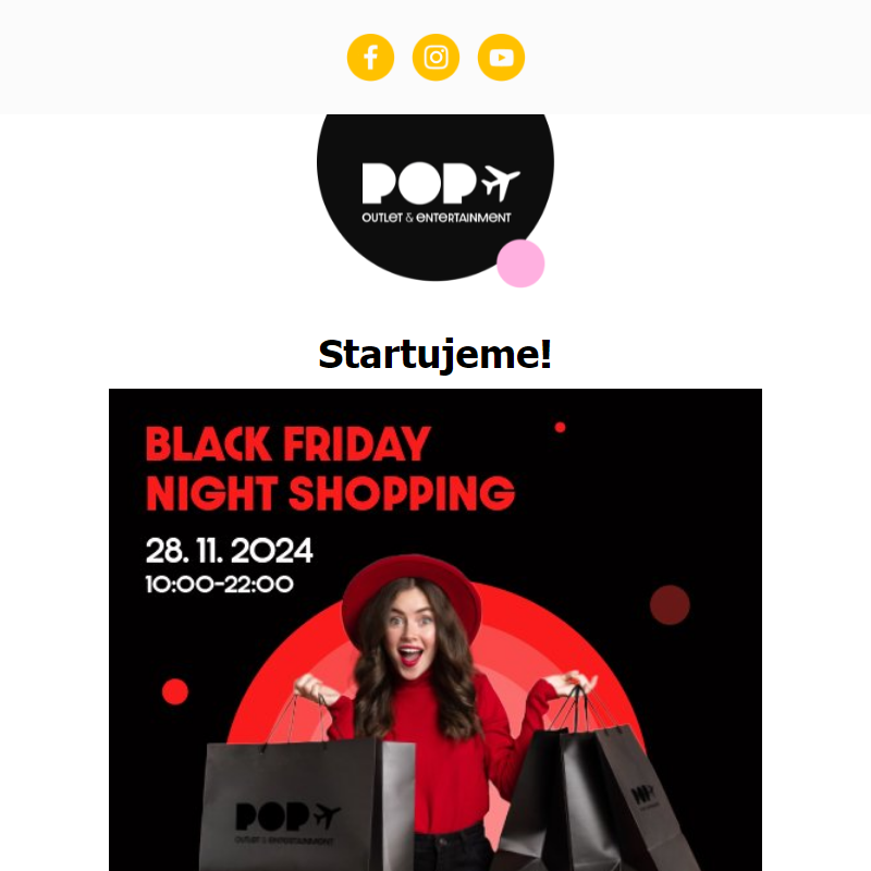 Již tento čtvrtek Black Friday Night Shopping!