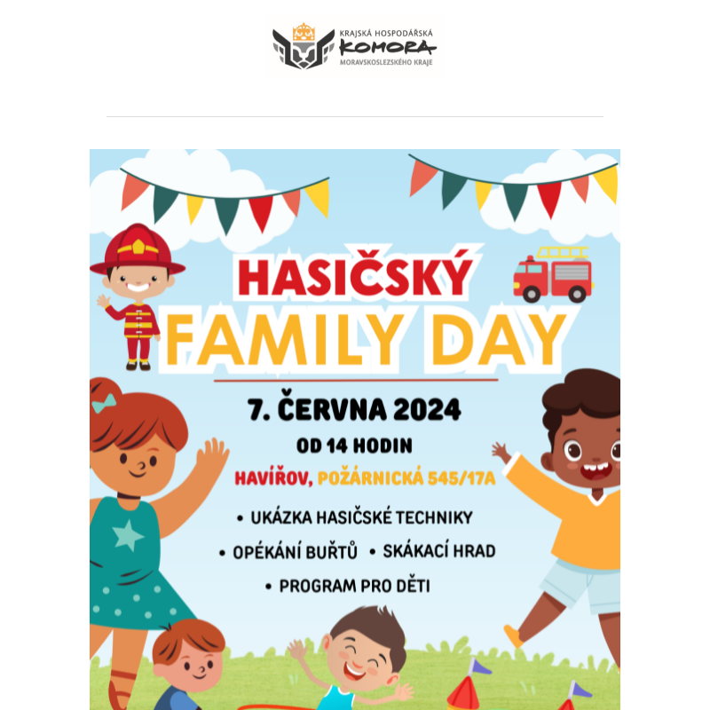 Pozvánka na Hasičský Family Day