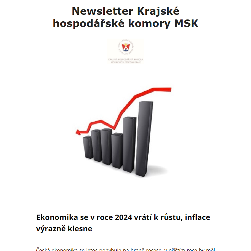 Newsletter Krajské hospodářské komory MSK 15.11.2023