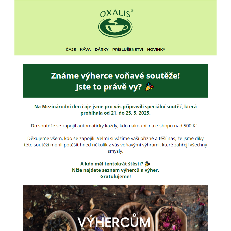 Známe výherce voňavé soutěže! Jste to právě vy? _