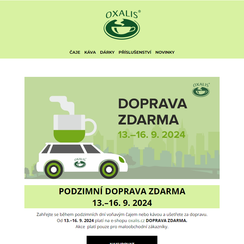 _ DOPRAVA ZDARMA od 13.–16. 9.!