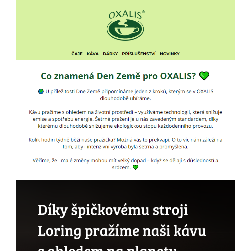 _ Jak chutná káva, která myslí na planetu?