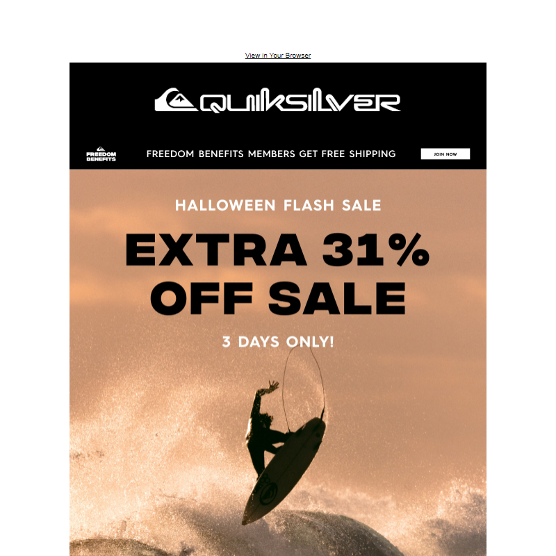 _ Halloween Flash Sale | Extra 31% Off Starts Now