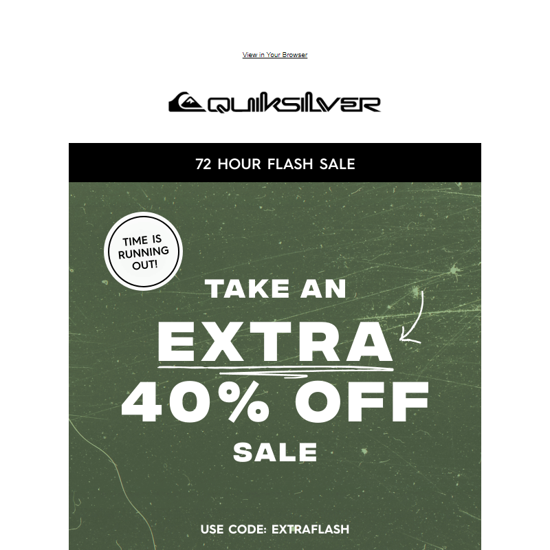 Last Day For Extra 40% Off Sale