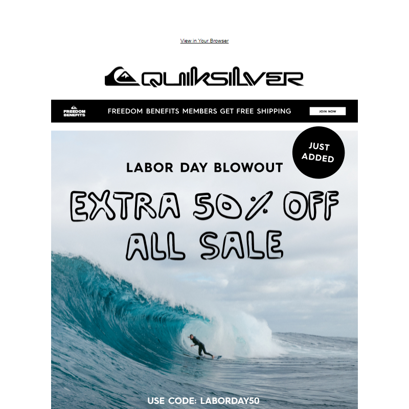 Celebrate Labor Day | Extra 50% Off Sale On Sale