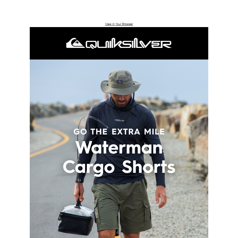 Go Big With Utility: Waterman Cargo Shorts