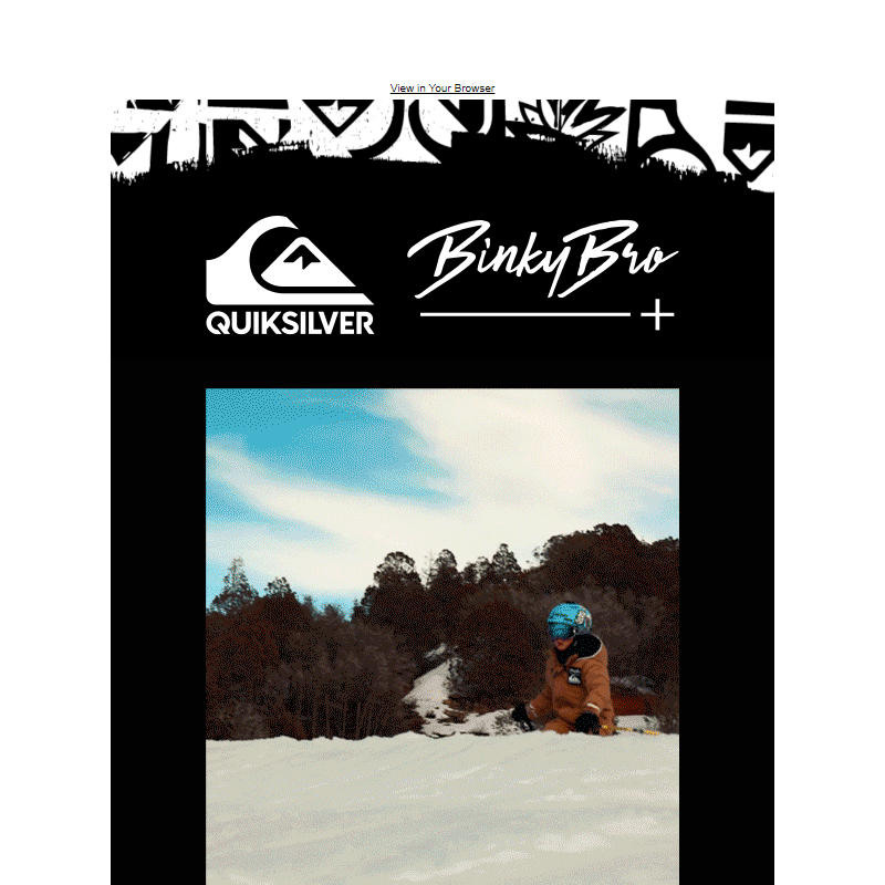 NEW: Quiksilver X BinkyBro Collection