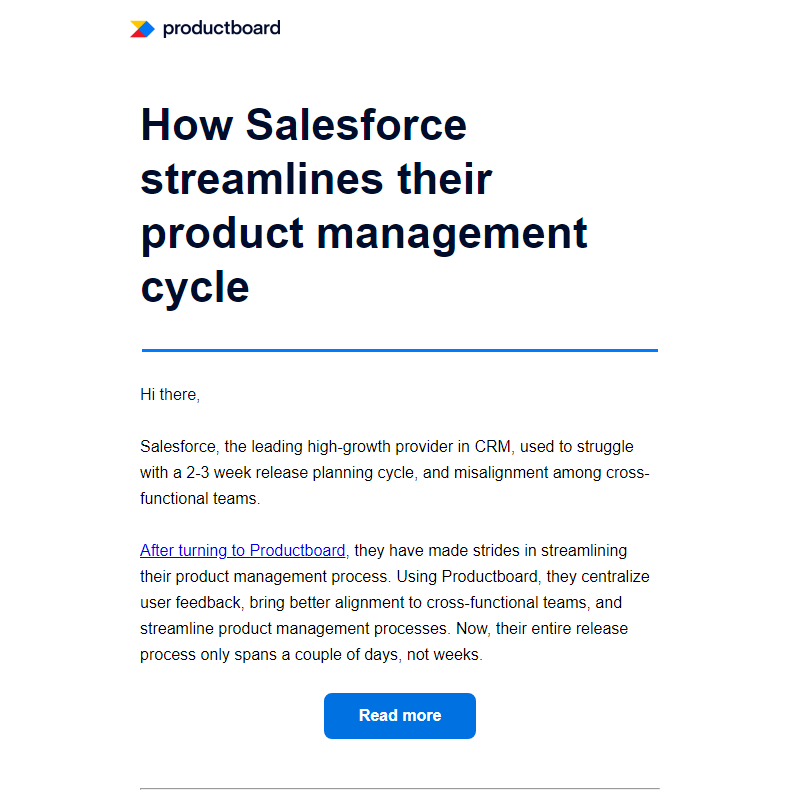 How Salesforce cut planning times by over 85%