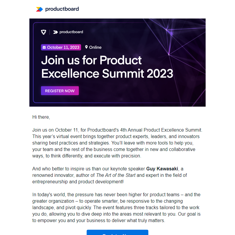 Registration is OPEN for Product Excellence Summit ‘23!