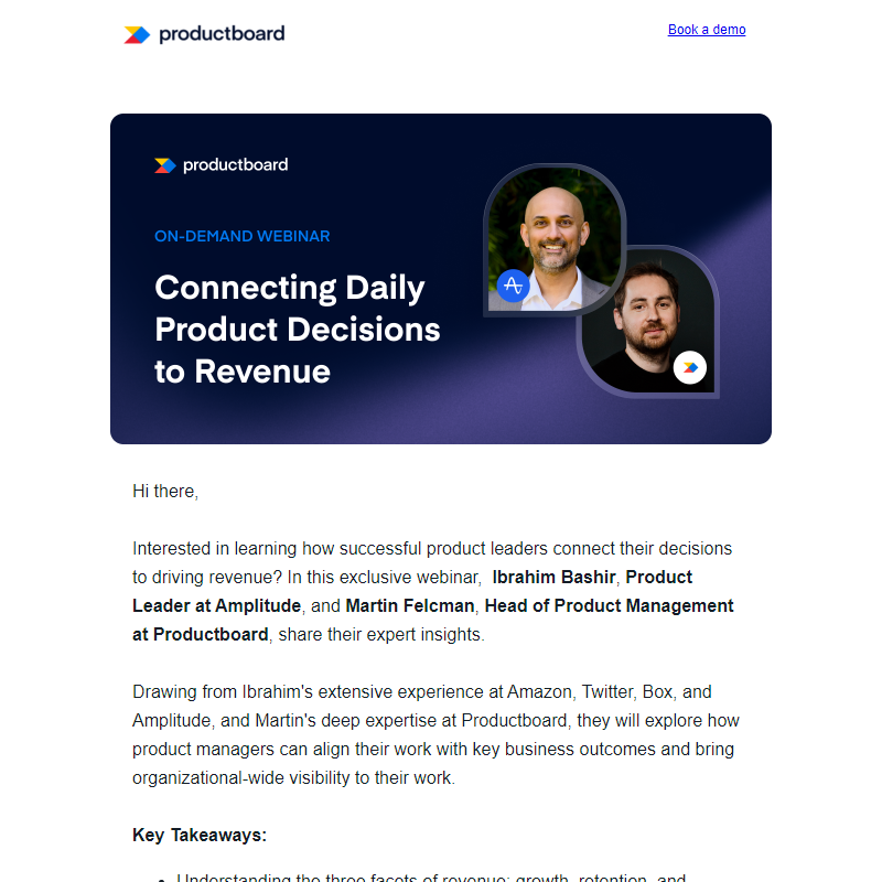 [Webinar] How product leaders impact revenue with daily product decisions