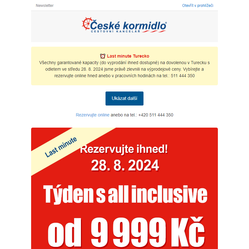 _ Právě zlevněno | Turecko All inclusive od 9 999 Kč