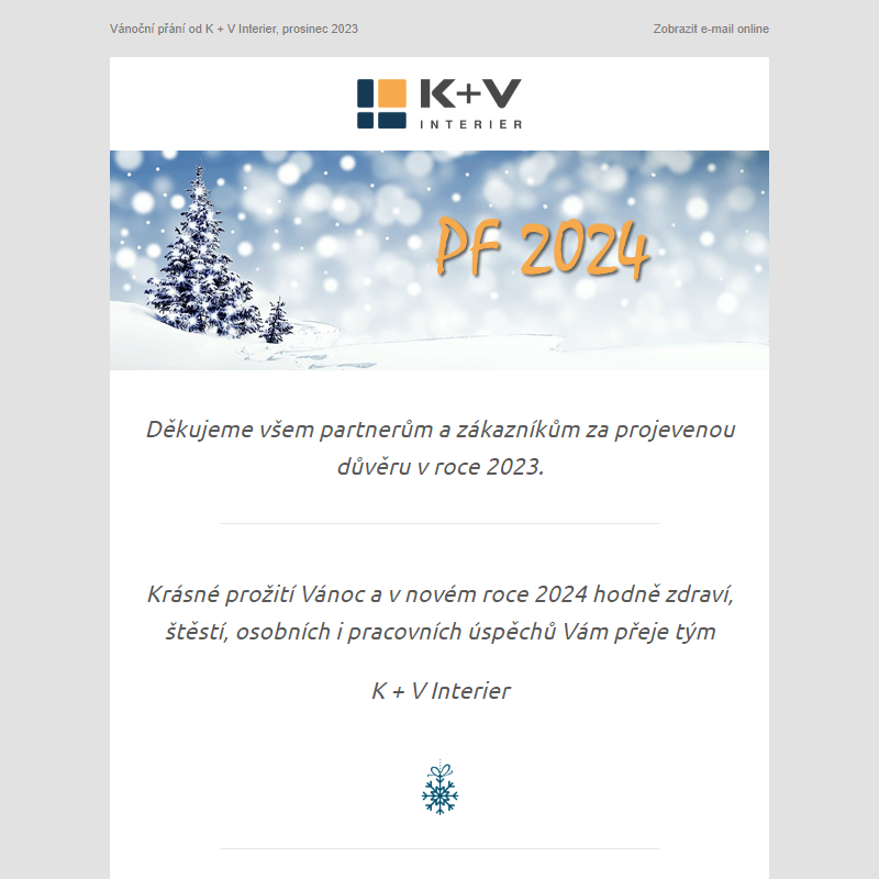 PF 2024 od K + V Interier