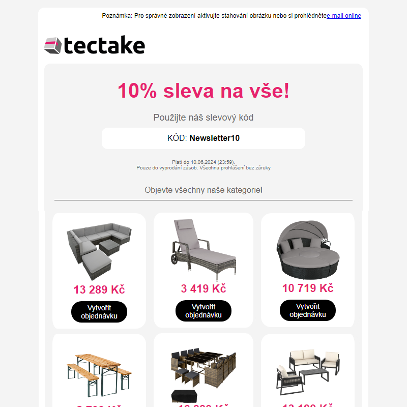 10% sleva pro naše milovníky zahrad _