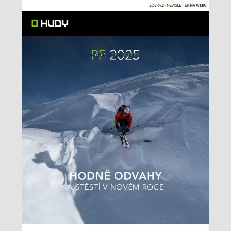 PF 2025 I Přejeme vám hodně odvahy a štěstí v novém roce!