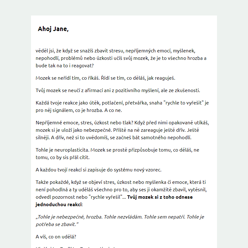 To nejdůležitější o emocích a stresu, co ti nikdo neřekl (a měl by) + cvičení