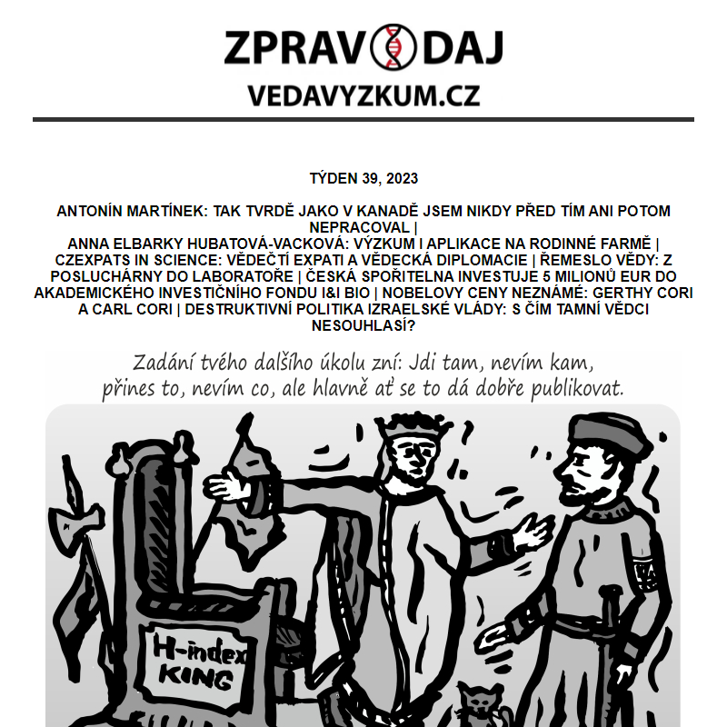 Zpravodaj Vědavýzkum.cz