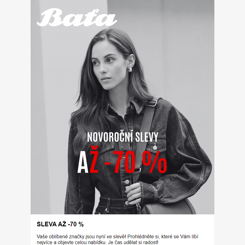 Novoroční slevy až -70 %