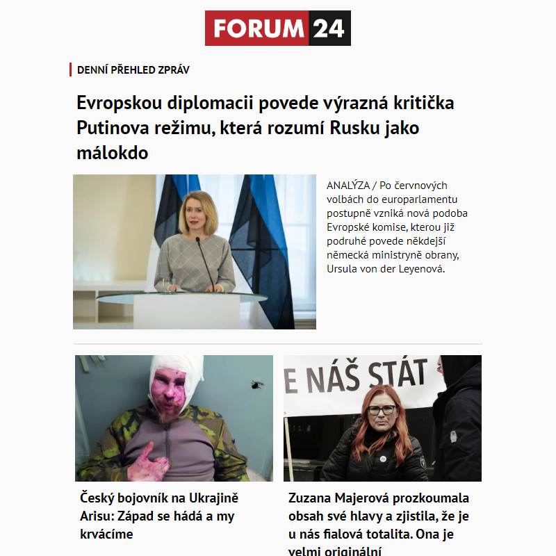 _ Ať nepřijdete o to nejlepší z deníku FORUM 24!