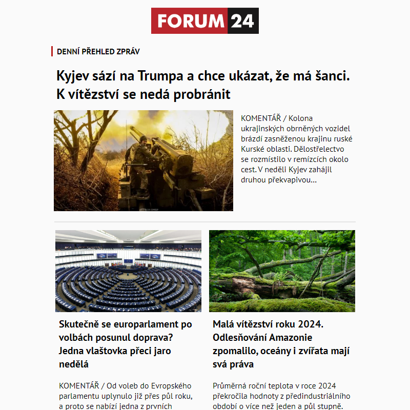 _ Ať nepřijdete o to nejlepší z deníku FORUM 24!