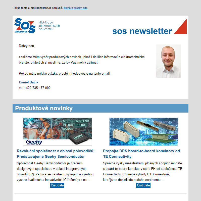 SOS electronic Newsletter