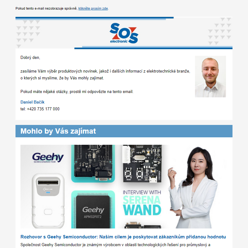 SOS electronic Newsletter