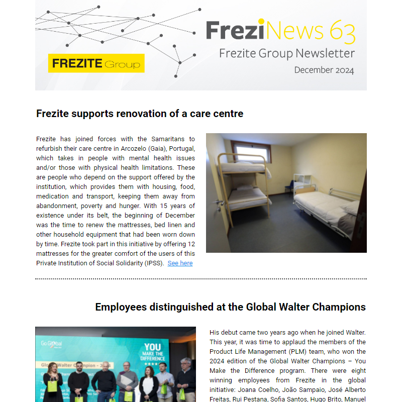 FreziNews 63 – FREZITE Group Corporate Newsletter _