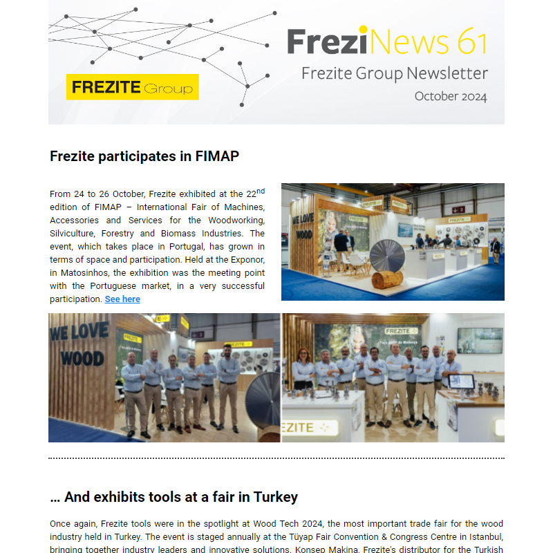 FreziNews 61 – FREZITE Group Corporate Newsletter _