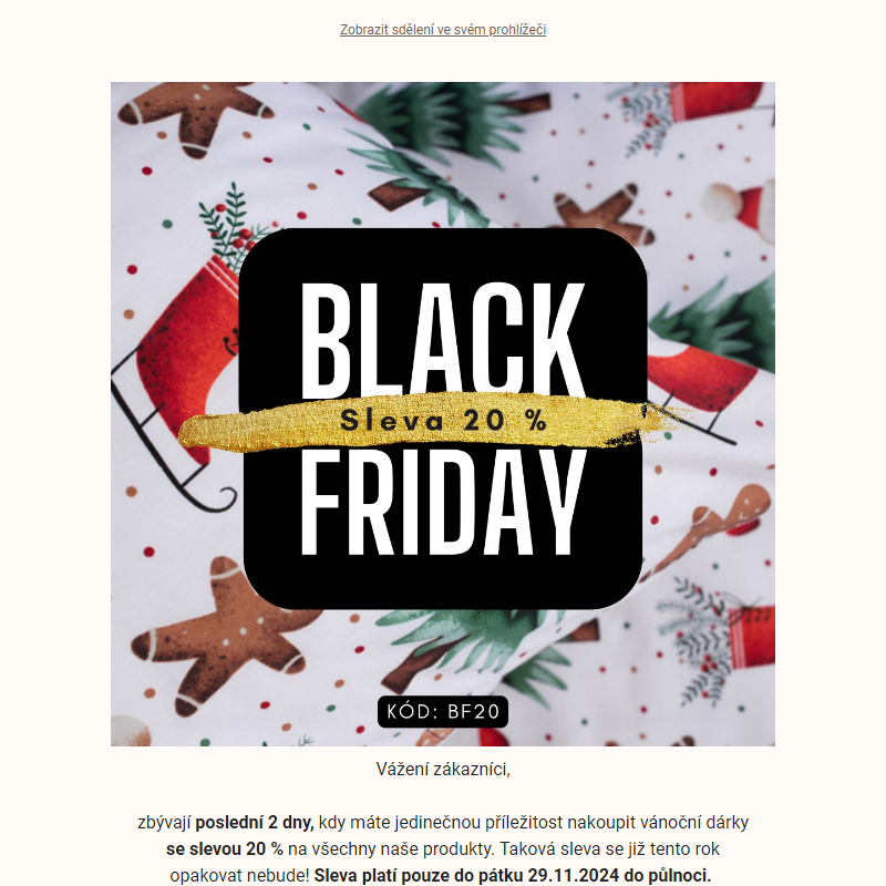 _ 20% sleva Black Friday - zbývají poslední 2 dny