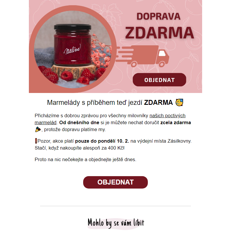 _ Doprava zdarma? Ano! _