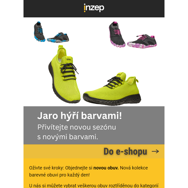 _ Nová sezóna, nové barvy: Přinášíme vám nové barvy obuvi