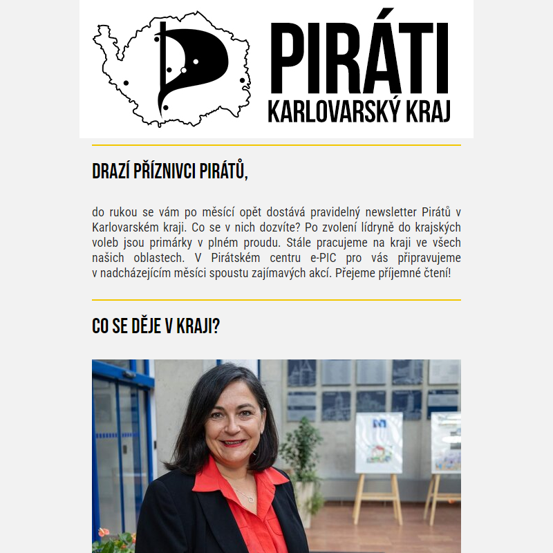 Novinky Piráti Karlovarský kraj - říjen
