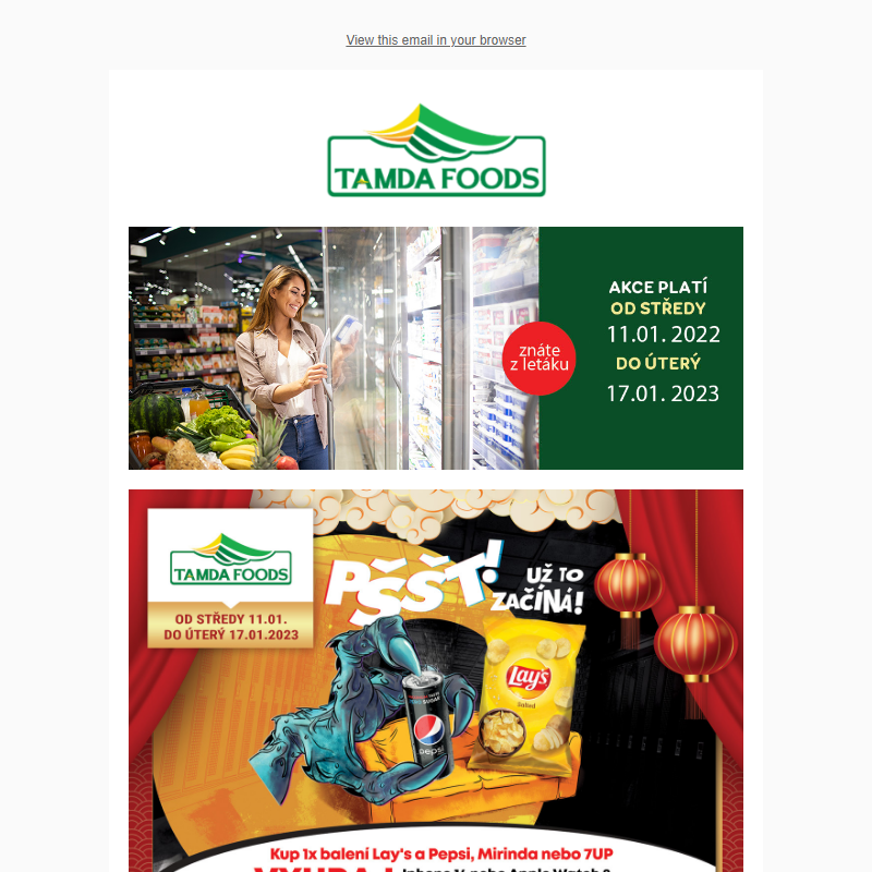 Tamda Foods - Akční nabídky 28.12. - 10.01. 2023|