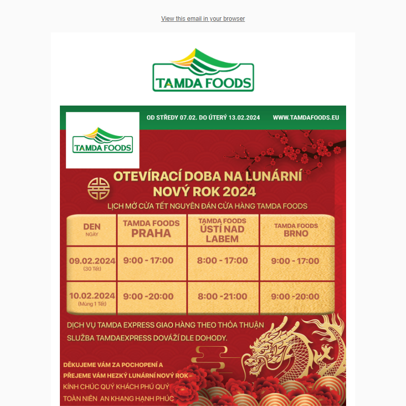 Tamda Foods - Akční nabídky 07.02-13.02.2024